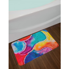 Different Watercolor Pools Bath Mat