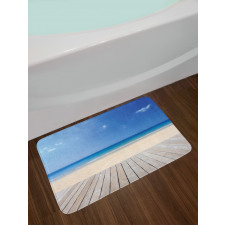 Wooden Decking Sea Bath Mat