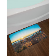 Sun Horizon Sand Dune Bath Mat