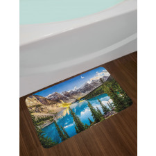 Canada Landscape Lake Photo Bath Mat