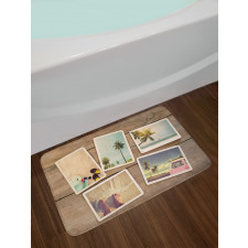 Nostalgic Beach Memories Bath Mat