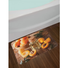 Fresh Apricots and Oil Jar Bath Mat