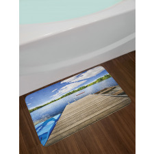 Canada Sunny Day Nature Photo Bath Mat