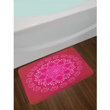 Ombre Elephant Ring Flower Bath Mat