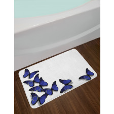 European Union Butterflies Bath Mat