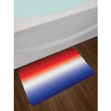 Patriotic Inspired Colors Bath Mat