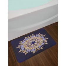 Vintage Floral Rococo Style Bath Mat