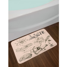 Graduate School Elements Bath Mat