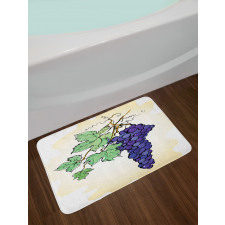 Concorde Fruits with Leaves Bath Mat