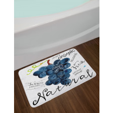 Juicy Organic Natural Fresh Bath Mat