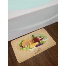 Wine Natural Product Picnic Bath Mat