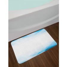 Techno Geometric Futuristic Bath Mat