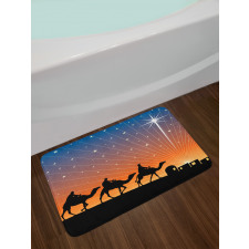 Star of Bethlehem Camel Wise Bath Mat