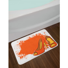 Pair of Dashing Shoes Bath Mat