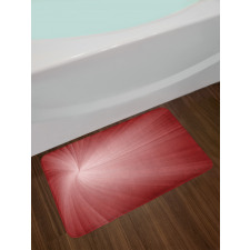 Ombre Effect Twirling Rays Bath Mat