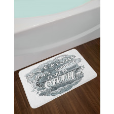 Phrase About Life Bath Mat