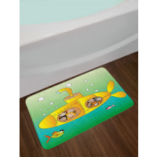 Underwater Happy Kids Bath Mat