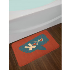 Acronym in Speech Bubble Love Bath Mat