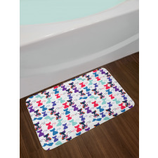 Baby Cats Flowers Colors Bath Mat