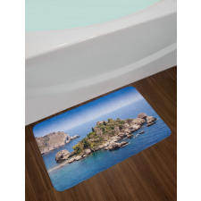 Taormina Beach Rocky Island Bath Mat