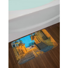 Narrow Alley Street Building Bath Mat