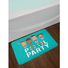 Happy Children Swimsuits Bath Mat