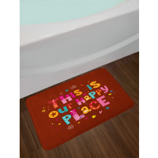 This is Our Happy Place Bath Mat