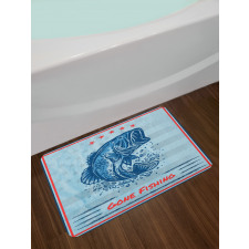 Vintage Trout Fish Bath Mat