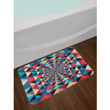 Visual Patchwork Retro Bath Mat