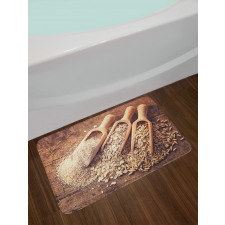 Oat Flakes Seeds and Bran Bath Mat