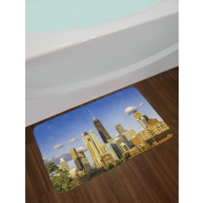 Downtown Chicago Panorama Bath Mat