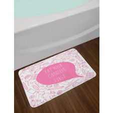 Eat Your Candies First Bath Mat