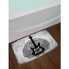 Retro Electric Guitar Bath Mat