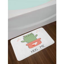 Funny Cactus Shape as Cat Bath Mat