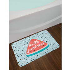 Triangular Slice Seeds Bath Mat