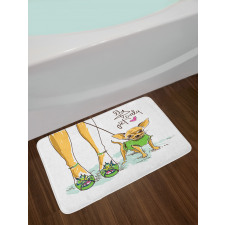 My Pet Lettering Bath Mat