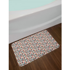 Square and Bisected Bath Mat