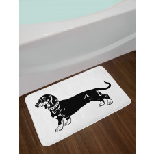 Long Torso Breed Dog Bath Mat