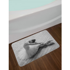 Young Dancer in Studio Bath Mat