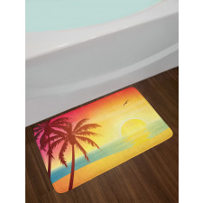 Vivid Sunrise at Fantasy Beach Bath Mat