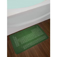 Periodic Table Bath Mat