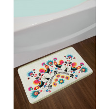 Roosters Bath Mat