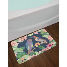 Exotic Birds Owl Avian Bath Mat