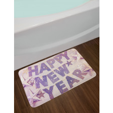 Calligraphy in Party Bath Mat