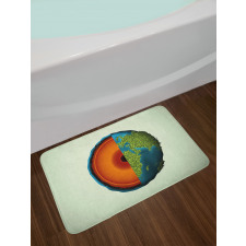 Composition of the Earth Bath Mat