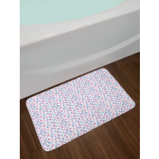 Composition of Gemstones Bath Mat