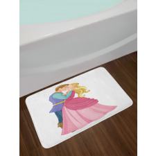 Prince and Princess Romance Bath Mat