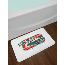 Retro Service Old Car Bath Mat