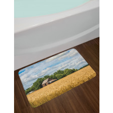 Cottage in a Wheat Field Bath Mat