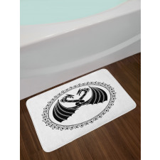 Girded Neck Creatures Bath Mat